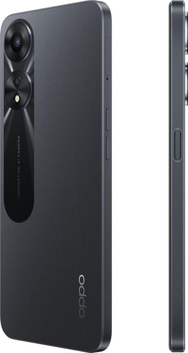 Actual product image OPPO A78 5G (128 GB, Glowing Black, 6.56", Dual SIM, 50 Mpx, 5G)