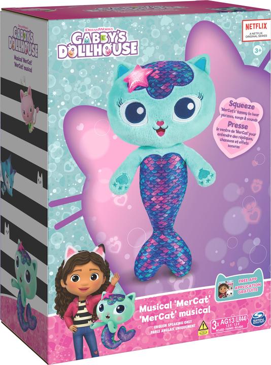 Produktbild Spin Master Gabby's Dollhouse Meerjungfrau Kuschelkatze (35.60 cm)