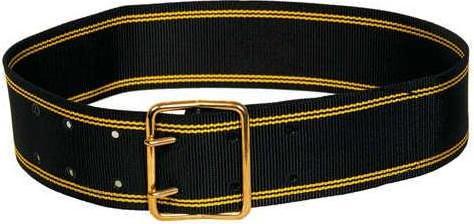 Immagine prodotto Kerbl Cinghia per campana in PE, 2 mandrini, con cavo, nero/giallo 70mmx120cm