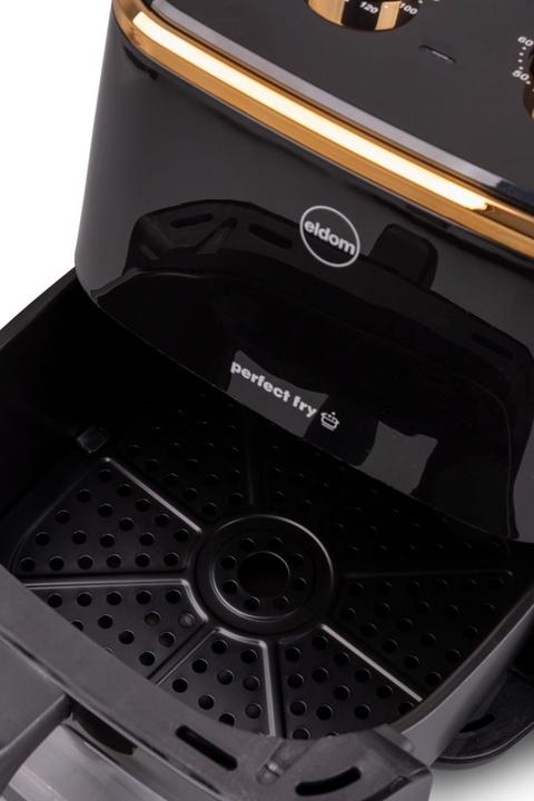 Produktbild Eldom Fettfreie Fritteuse FRITTA Fassungsvermögen 5 0 l regulierbar Temp. Uhr 1500 W (EU-Stecker)