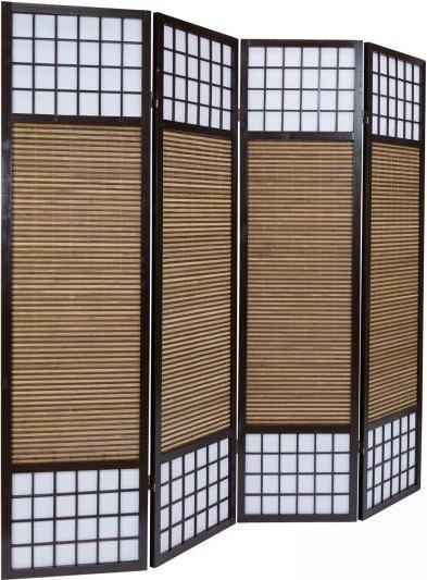 Produktbild Homestyle4u Raumteiler Sondergrösse 2 m Höhe Paravent Spanische Wand Sichtschutz 200cm x172cm