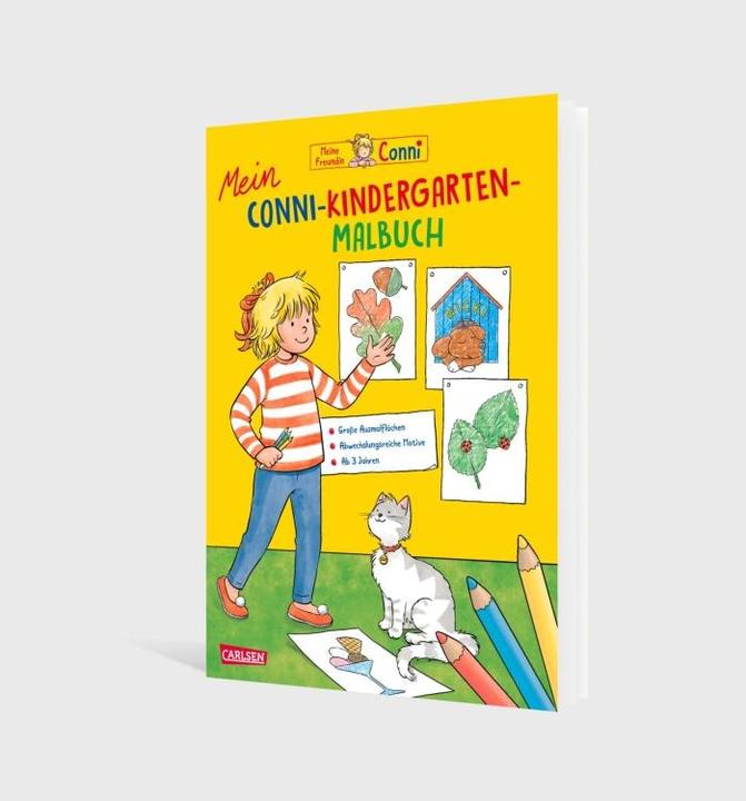 Produktbild Conni Gelbe Reihe (Beschäftigungsbuch): Mein Conni-Kindergarten-Malbuch
