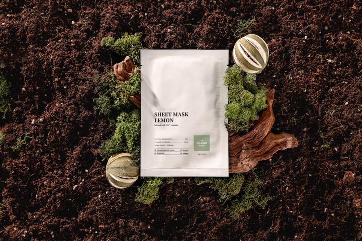Actual product image Village 11 Factory Active clean sheet mask lemon