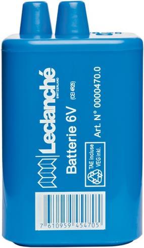 Produktbild Leclanché Batterie 6 V 66.5x66.5x110mm