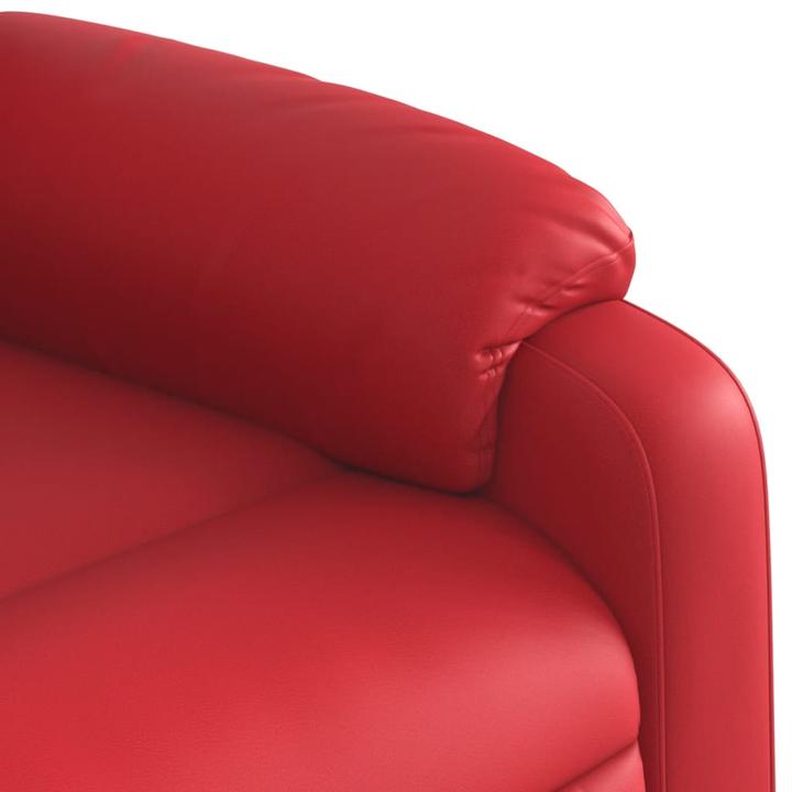 Produktbild VidaXL Massagesessel Fernsehsessel Relaxsessel Sessel Liegesessel Rot Kunstleder