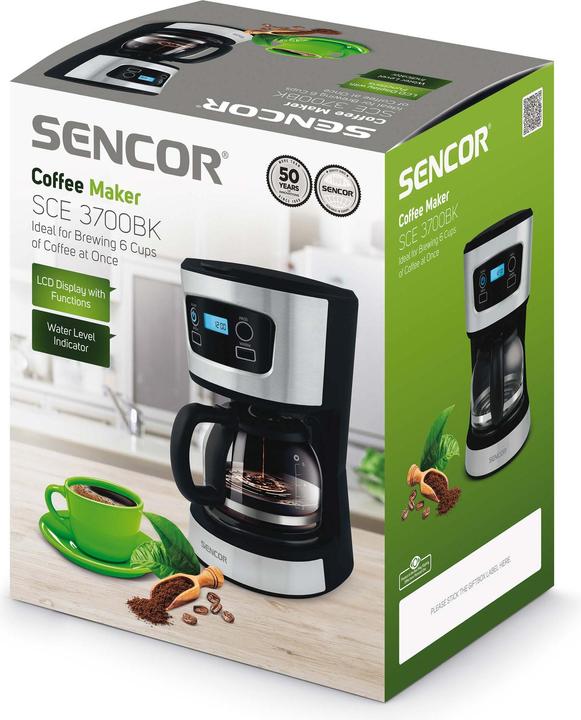 Produktbild Sencor SCE 3700BK Kaffeemaschine