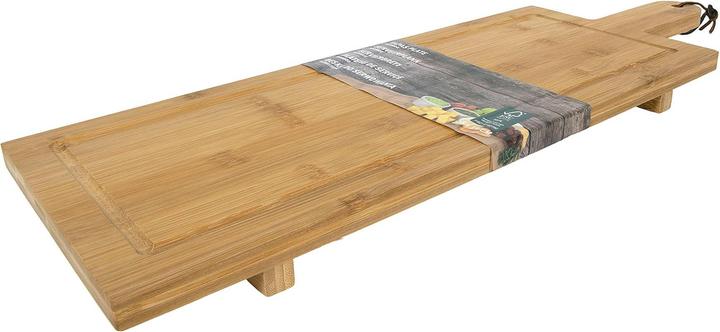 Produktbild Holz-Servierbrett a.Fuss 58x19