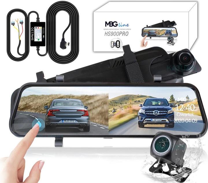 Actual product image MBG Line Video recorder HS900PRO (Built-in microphone, Built-in display, GPS receiver, QHD)