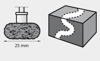 Produktbild Dremel Feinschleifscheiben grob/mittel Ø 25,0 mm, EZ SpeedClic kompatibel (2 Stück) (180)