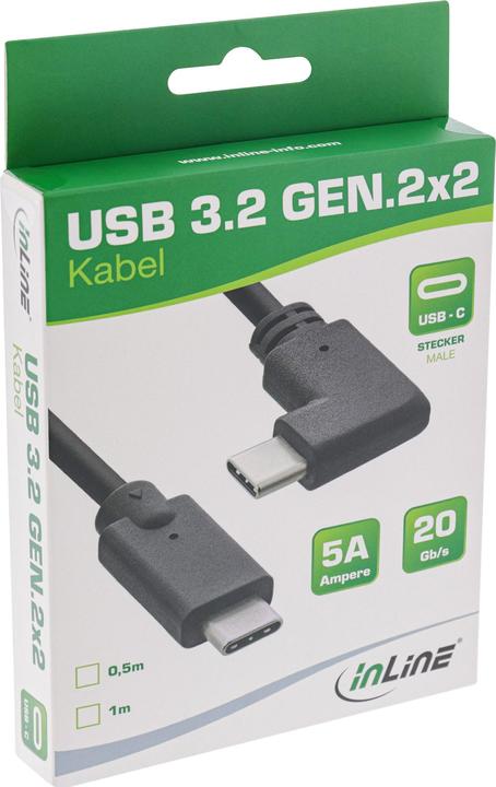 Produktbild InLine USB Typ C – USB Typ C (0.30 m, USB 3.2 Gen 2, 100 W)