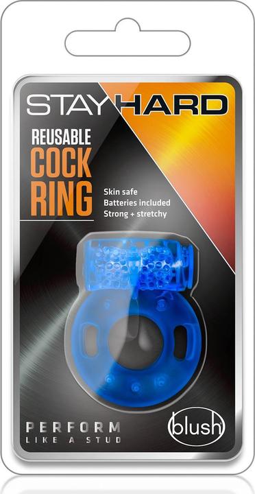 Productafbeelding Blush stay hard herbruikbare cockring blauw (4 cm)
