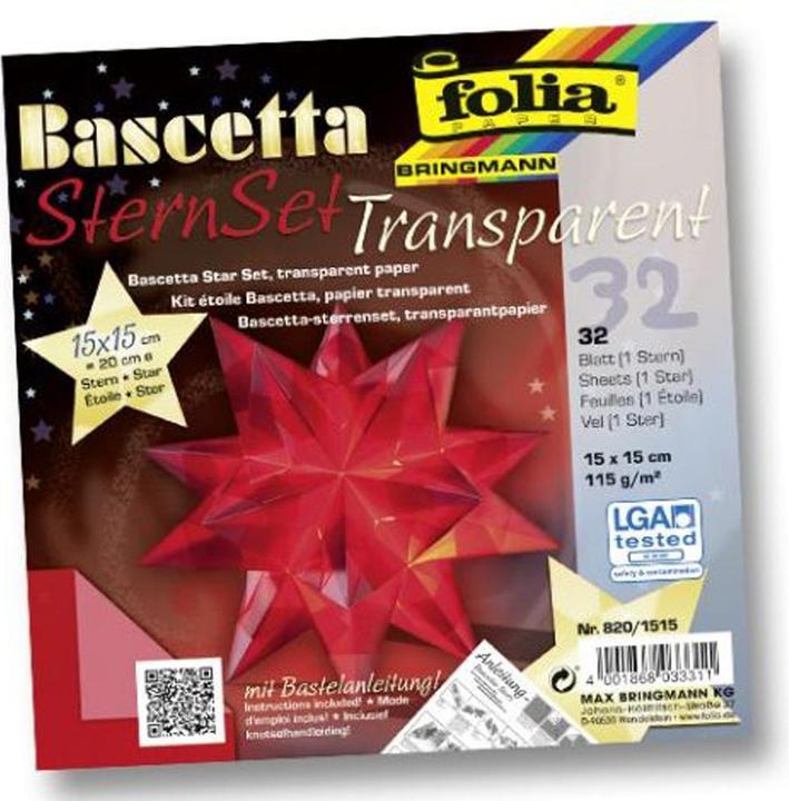 Actual product image Folia Folders Bascetta Star midi red (115 g/m², 1 x)