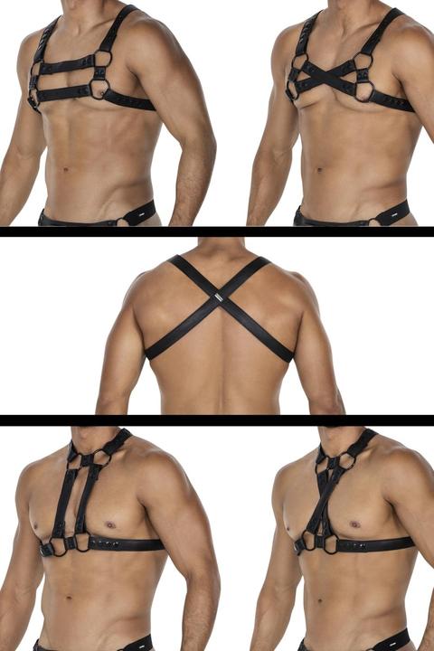 Cut4men Body Harness in schwarz (One size)