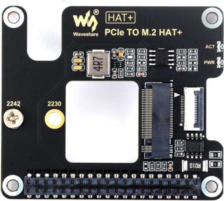 Produktbild WaveShare PCIe auf M.2 HAT SSD Adapter für Raspberry Pi 5