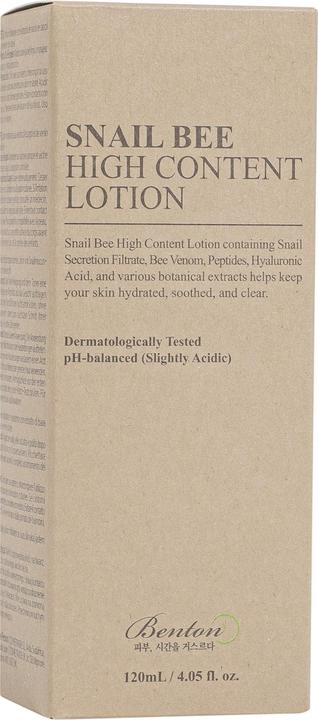 Immagine prodotto Benton Lozione ad alto contenuto di api di lumaca (120 ml, Fluido viso)
