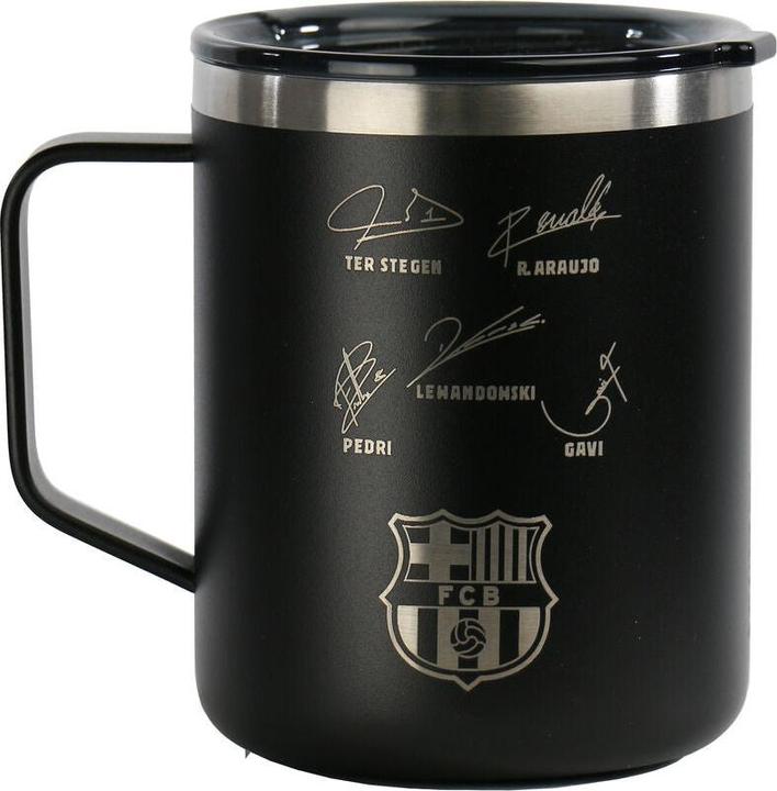 Safta F.C. Barcelona Navy Blue Thermal Cup Water Bottle Stainless Steel