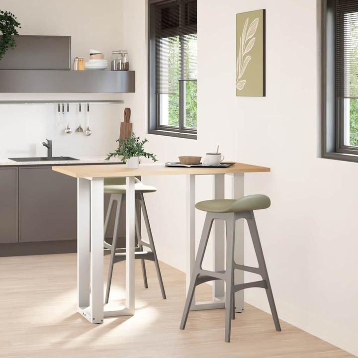 Image du produit VidaXL Pieds de table de bar en T 2 pcs. Blanc 40x35x(101-102) cm Pied de table en acier