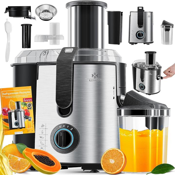 Produktbild Kesser Entsafter für Obst und Gemüse (Silber/Schwarz)
