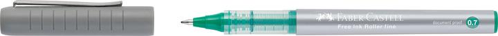 Actual product image Faber-Castell FREE INK - Roller (Silver, Transparent, Green, 1 x)