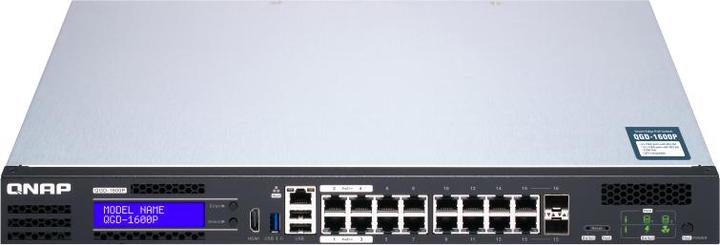 Actual product image QNAP QGD-1600P-8G, 16-Port PoE Edge Switch (16 Ports)