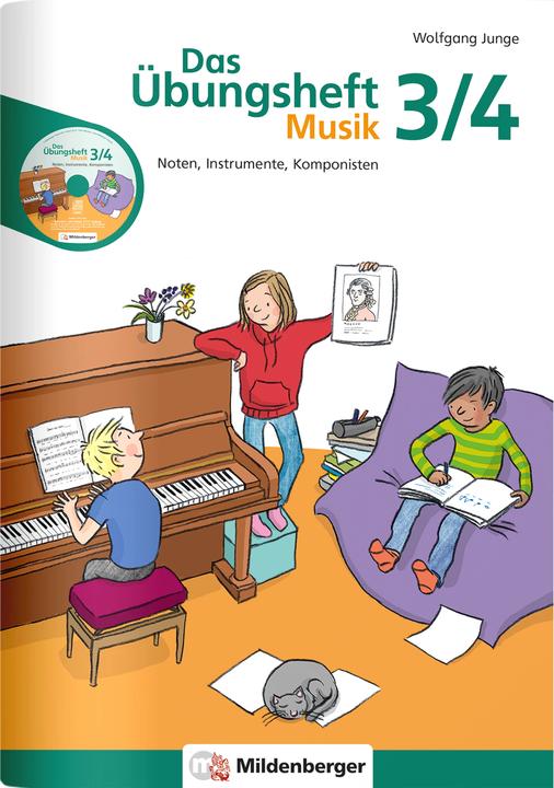 Das Übungsheft Musik 3/4 (Deutsch, Jutta Wetzel, Wolfgang Junge, 2024)