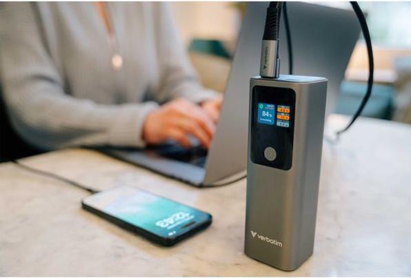 Produktbild Verbatim CnGo Power Bank 27000mAh 183W (27000 mAh, 183 W, 99.90 Wh)