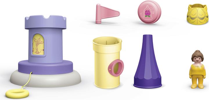 Actual product image Playmobil 1.2.3 & Disney: Belle's play tower (71458, Playmobil Junior)