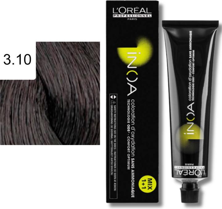 Image du produit L'Oréal Professionnel Inoa (3,10 Brun foncé Bleu)