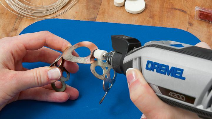 Actual product image Dremel Polishing felt Ø 9.5 mm (4 pieces)
