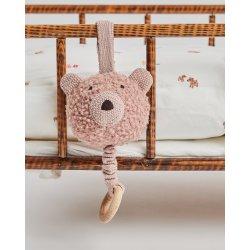 Produktbild Smallstuff - Music mobile, wool bouclé, rose (40011-42)