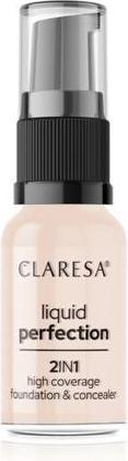 Actual product image Claresa Liquid Perfection 2In1 Concealer & Foundation With Matte Finish Liquid 101 Light 18G (101 Light)