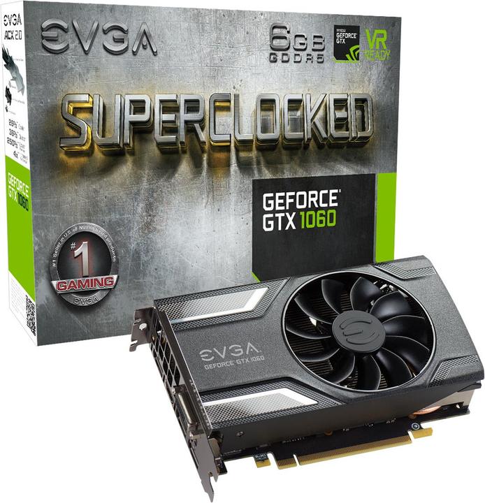 Image du produit EVGA GeForce GTX 1060 SC Gaming (6 Go)