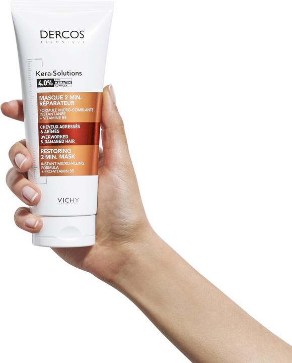 Image du produit Vichy Dercos Kera-Solutions Masque capillaire régénérant 2 minutes (200 ml)