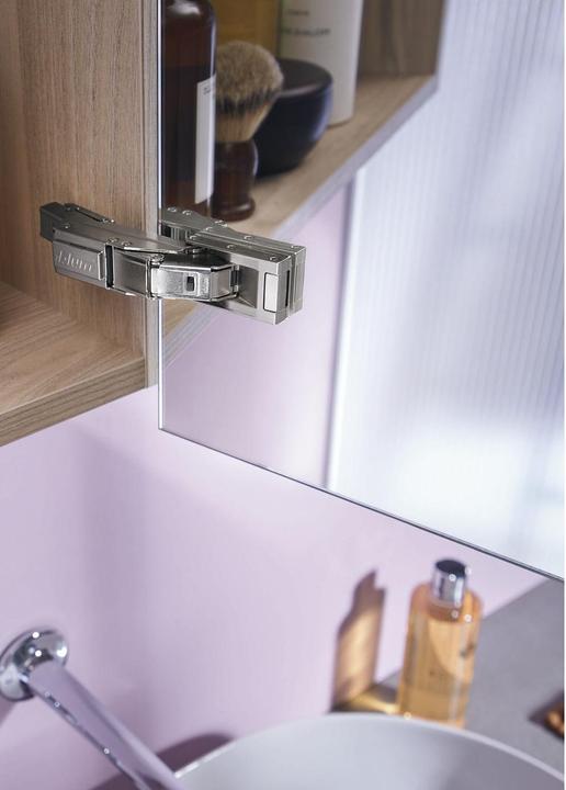 Produktbild Blum Topfband CLIP top CRISTALLO für Glas- und Spiegeltüren und Glasvi