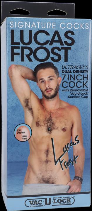 Actual product image Doc Johnson Lucas Frost - Realistic ULTRASKYN Dildo - 7" / 18 cm