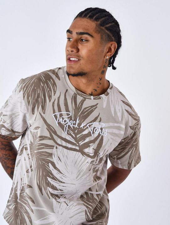 Actual product image Project X Paris all over palm leave t-hirt project x pari (S)
