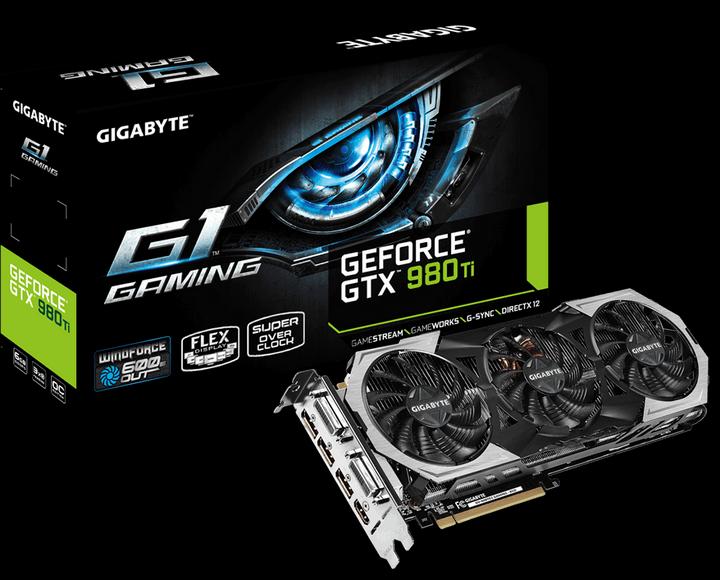 Image du produit Gigabyte GTX 980 Ti G1 Gaming (6 Go)