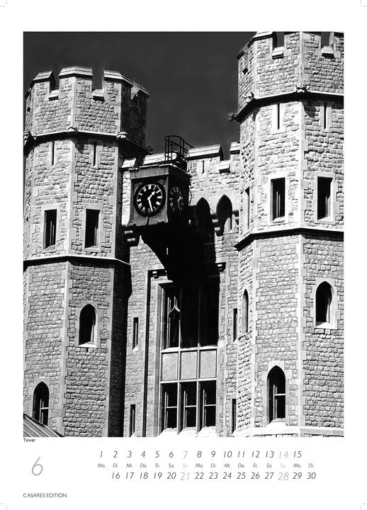 Image du produit London schwarz-weiss 2026 S 29x21cm (Allemand)