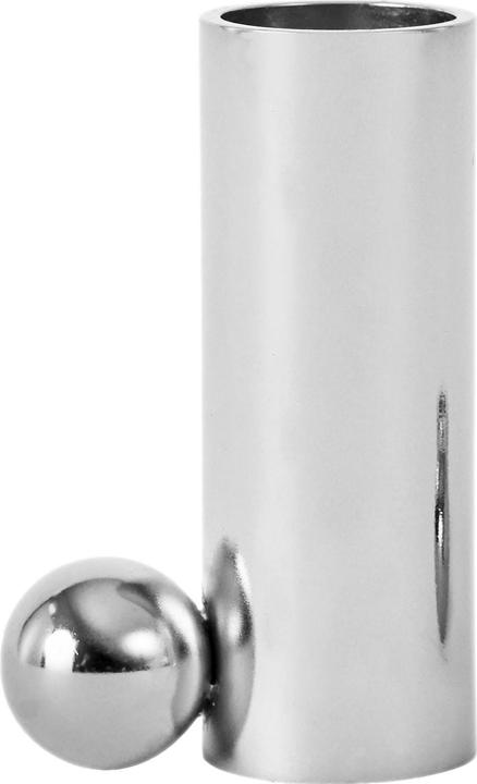 Oyoy Candlestick Palloa large 7 cm, silver (8 x 4 x 6.5 cm)