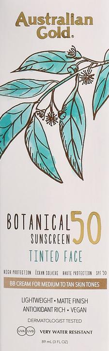Actual product image Australian Gold Botanical (Sun cream face, SPF 50, 88 ml)