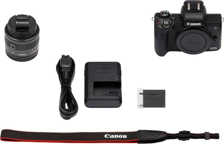 Produktbild Canon EOS M50 Kit - Import (15 - 45 mm, 24.10 Mpx, APS-C / DX)