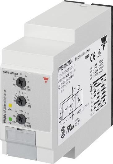 Productafbeelding Carlo Gavazzi Multifunctionele timer, 2CO potentiaalvrij 8A, 250VAC, spoelspanning 24-240V AC/