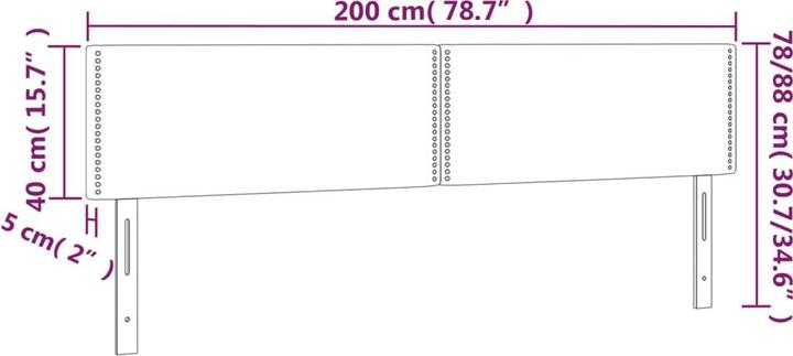 Immagine prodotto VidaXL Zobor (200 x 5 x 88 cm)