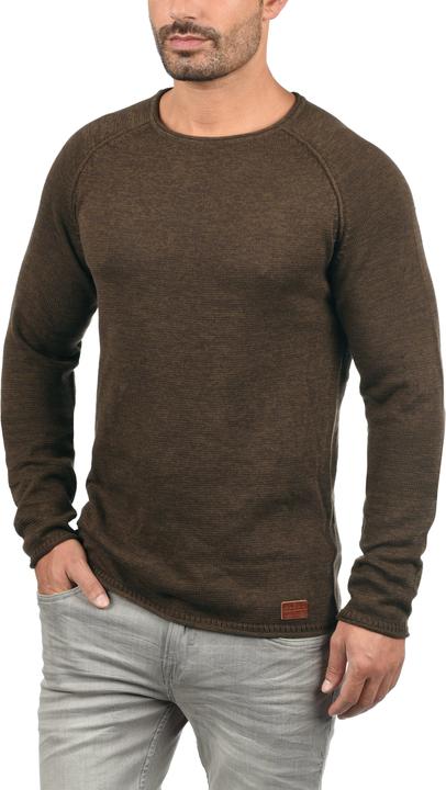 Actual product image Blend Dan Men's Jumper Knit Pullover With O-Neck Flecked (M)