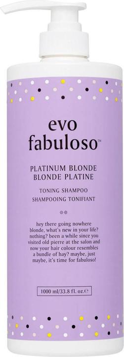 Image du produit Evo Fabuloso - Shampooing tonifiant pour blond platine (1000 ml)