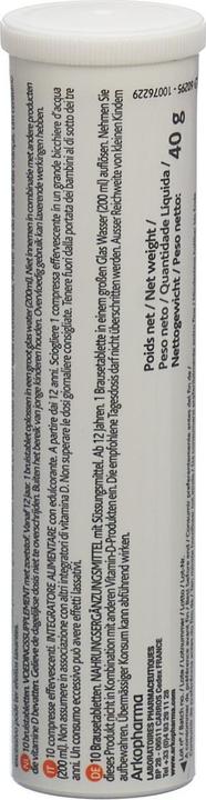 Nährwerte und Zutaten Arkopharma Vitamin C + D3 (20 Stück, Brausetablette, 114 g)