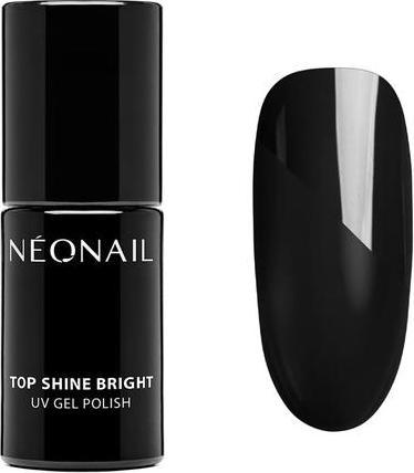 Actual product image Neonail UV Gel Polish Top Shine Bright nabłyszczający top do lakieru hybrydowego 7,2ml (Top Shine Bright, UV gel varnish)