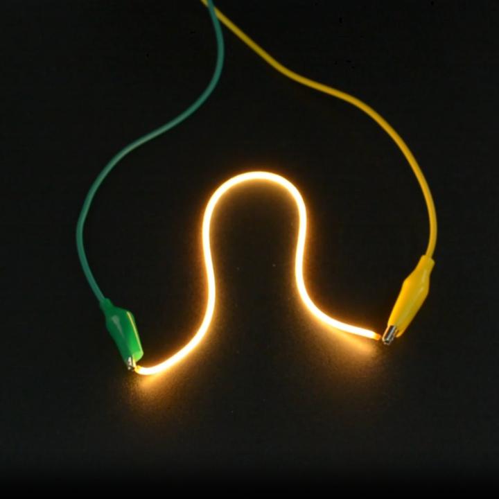 Produktbild DFRobot Flexibles LED-Filament Warmweiss 3V 260mm 5 Stück
