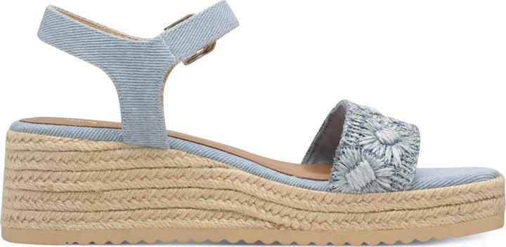 Produktbild Tamaris Sandalen Touwzool Sandalen Touwzool - Licht blauw - Maat 37 (37)