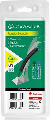 Produktbild Visible Dust EZ Kit CurVswab- Regular Strength 1.3x